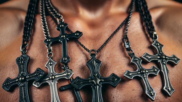 Guide d'achat : Choisir une croix pour homme selon chaîne et maille